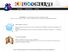 Tablet Screenshot of coloconline.fr